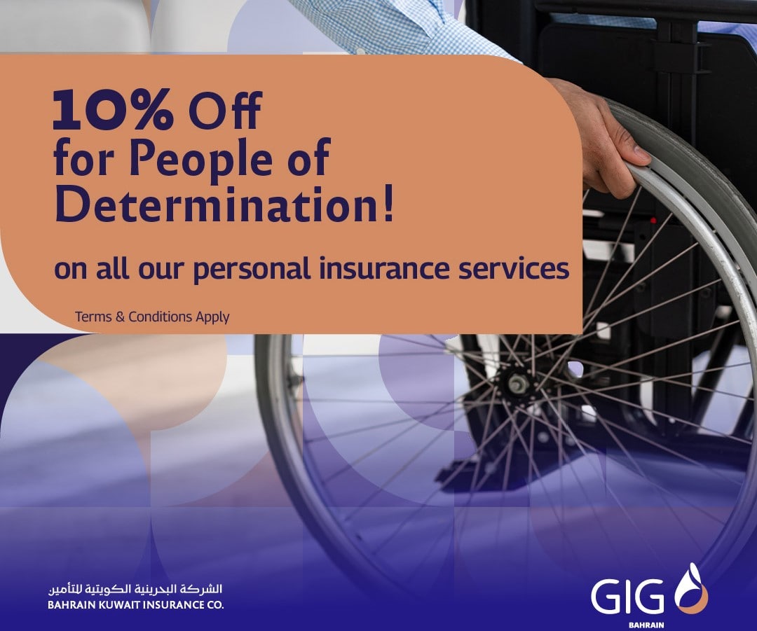 10% Discount for People
				of Determination